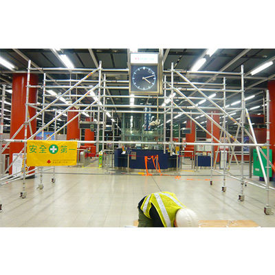Dauerhaftes mobiles Gerüst Turm Aluminium Cuplock Gerüst für die Wartung der Station