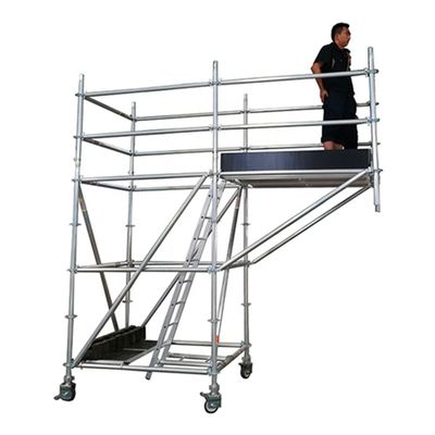 Ein guter Preis. 50.8mm Durchmesser Kantelier Aluminiumschaffold Turm Mobil Ring Schloss Typ Schaffeln Online