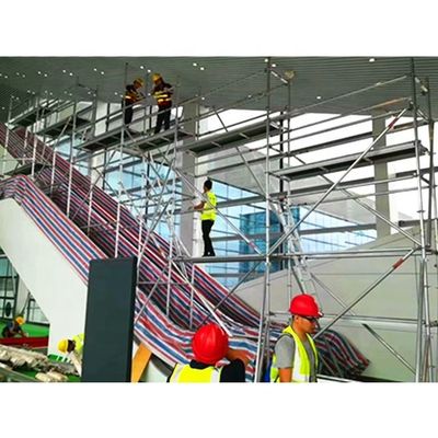 Ein guter Preis. CE Mobilgerüstturm, Aluminium-Zugriffsturm für die Bewahrung von Rolltreppen Online