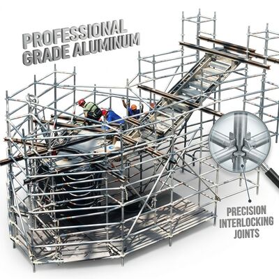 Ein guter Preis. Aluminium-Gerüstturm mit Klappe für Wartungsarbeiten an Decken, Gasdruckfeder und Teleskop Online