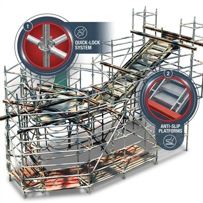 Ein guter Preis. Handwerker Pro Portable Aluminium Gerüst Turm Einzelbetreiber Montage Van Transport kompatibel unter 20 kg Online